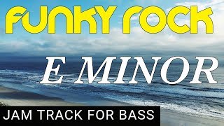 Bassless Backing Track Funky Rock in E minor (Em)