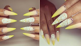 3D GEL FLOWER NAIL ART | HOW TO APPLY FLORAL DECAL NAIL STICKERS | EMI MANICURE | NAILS FASCINATION