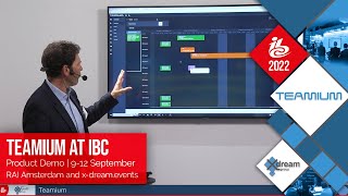 Teamium Resource Scheduling Demo | Hybrid IBC 2022