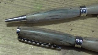 Spalted boxwood pen - Penna di bosso spalted