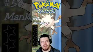 56 Mankey Pokémon Ratings #Shorts