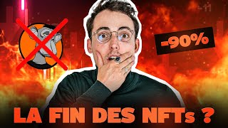 C’est la fin des NFTs (-90% sur tous les portefeuilles)