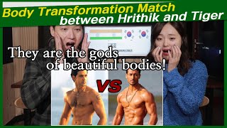 Body Transformation Match between Hrithik Roshan and Tiger Shroff | how to make a beautiful body