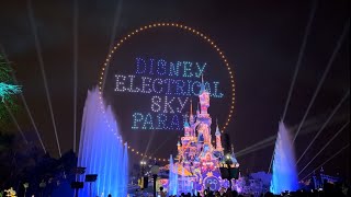 Disney Electrical Sky Parade - Full Drone Show at Disneyland Paris