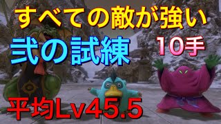 【ドラクエ11s】弐の試練 10手クリア(平均Lv45.5) すべての敵が強い