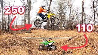 250cc Dirt bike or 110cc Dirt bike? Which One is More Fun?