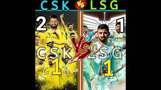 CSK VS LSG COMPARISON😯😯#cricket#shorts #ytshorts#ipl Msdhoni#klrahul#Lsg#csk