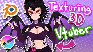 Texturing 3D Vtuber with Blender and Krita! [Part 3] 🐉🐉🐉