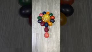 Popping polka dot balloons, small colorful balloons || asmr reverse video