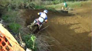 How to take a motocross berm corner on a Honda CRF 250R