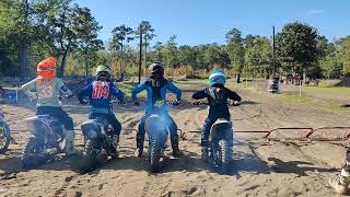 Pineville MX. October 22, 2022. 85 senior and junior moto 2 gate drop