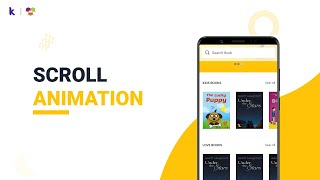 Kodular || Scroll animation in kodular || MIT App Inventor ||