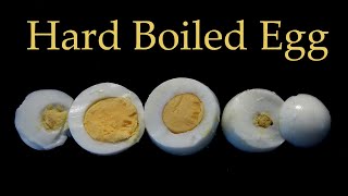 A Hard Boiled Egg Recipe