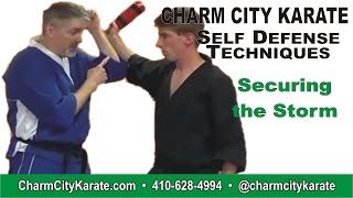 Securing The Storm - Kenpo self-defense for a right roundhouse stick attack