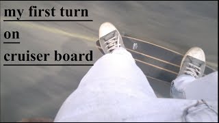 My first turn on my board | cruiser board | skateboarding in India | decathlon India