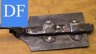 Blacksmithing for Beginners - Basic Door Bolt