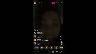 Amelie Zilber Reacts to Joe Biden's won in US Election ( Instagram Live )