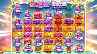 КЕЙРА ПОЙМАЛА ЗАНОСИК В ПОСЛЕДНЕЙ БОНУСКЕ В ШУГАР РАШ! / Бонус В Слоте Sugar Rush / заносы недели