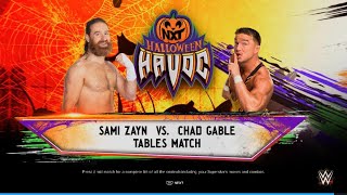 WWE 2K24 Sami Zayn vs Chad Gable