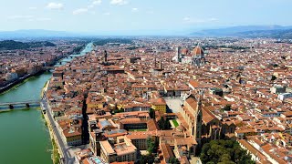 Beautiful Florence: Firenze by DRONE | 4K - Doumo/Santa Croce/Ponte Vecchio