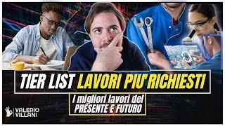 Tier List: I lavori più richiesti in Italia nel presente e nel futuro