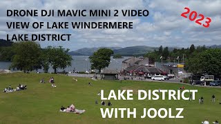 DRONE VIEW OF WINDERMERE LAKE/LAKE DISTRICT