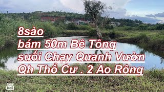 Bán viêw suối mặt đường bê tông quy hoạch thổ cư khu dân cư thích hợp cho a chị làm nhà nghỉ dưỡng