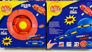 Flat Ball Disc Pops Into Ball To Buy-9837021521#shorts #pop #dice #newitem #bounceball #ledlights#💯