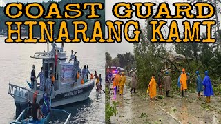 MALAKING BANGKA NAMIN HINARANG NG COAST GUARD DAHIL SA BAGYONG ODETTE