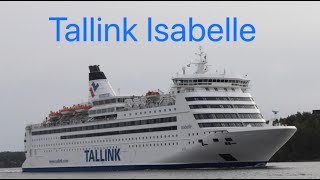 Tallink Isabelle passing Lidingö and arrives to Stockholm.