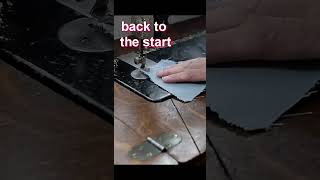 How to do a Back Tack/Reverse Stitch on an Antique Sewing Machine