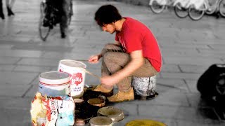 Giozzu Techno Street Drummer - Milano Duomo