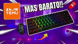 COMPRE el KIT GAMER MAS BARATO de TEMU!! Esto Me Mandaron