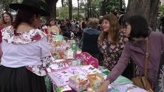 Jornada de exposición de UNATE en la plaza Belgrano