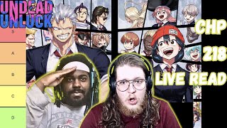 Guess Who's Back?  Undead Unluck Chapter 218 Live Reaction & All Character Designs Tier-List Ranking