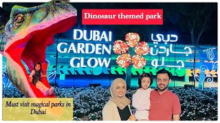 Dubai Glow Garden 2024 | Largest Glowing Garden | Largest Dinosaur Themed Park | UAE