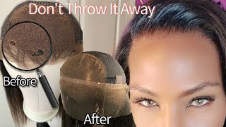 From Old to New Realistic wig | Don't throw it away| How To Replace An Old Frontal😯| HAIRVIVI