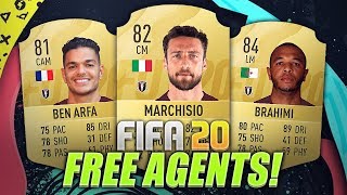 TOP 10 FREE AGENTS IN FOOTBALL RIGHT NOW! (FIFA 20)