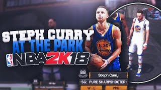 STEPHEN CURRY THE DRIBBLE GOD AT THE PLAYGROUND! 99 3 POINTER • CRAZY ANKLE BREAKERS! • NBA 2K18