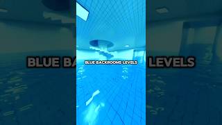 ⚠️BLUE BACKROOMS LEVELS - FOUND FOOTAGE⚠️ #shorts