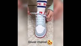 اجمل ربطة حذاء في العالم #douae-channel#بحبكم#دعم#بليز#شكرا#كثير#shorts#احذية#بناتية#اناقة#جمال#