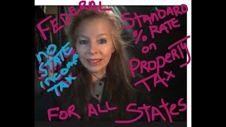 Federal Standardized Property Tax Rate & Abolishing State Income Tax