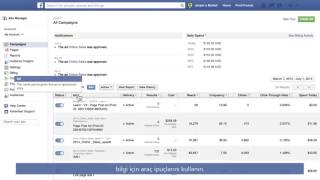 Facebook Reklam Yöneticisi'ne Genel Bakış