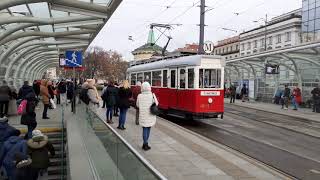 Zabytkowe tramwaje w Warszawie - K i 13N - Linia M (jak Mikołajki) 2019