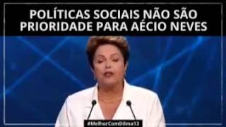 #MelhorcomDilma13 - Políticas Sociais não são prioridade para Aécio