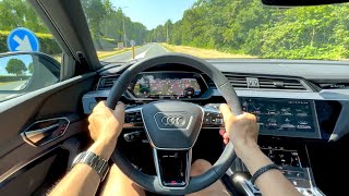 POV: The New 2024 Audi Q8 E-Tron! A Massive 95kWh Electric SUV with 340HP!