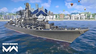 RF VARYAG the very rare to use ship now in online match : Modern Warships