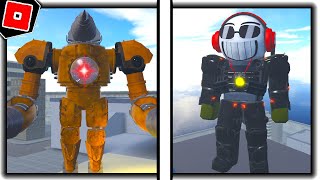 How to get G-MAN X-18 and TITAN DRILLMAN MORPHS in BATHTUBS WARS - Roblox