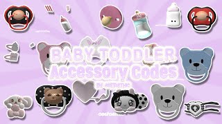 BERRY AVENUE CODES & BLOXBURG CODES BABY | TODDLER ACCESSORY PT.10! BROOKHAVEN #roblox #roleplay