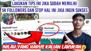 Tips Jika Akun Facebook Profesional  Kamu Sudah 5K Followers Agar Sukses